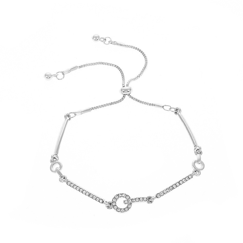 Pulsera De Aleación De Mariposa De Flor De Circón al por mayor